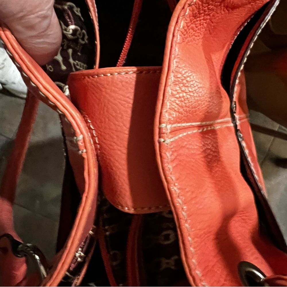 Tignanello Purse Pink/Coral Bag - Picture 12 of 12